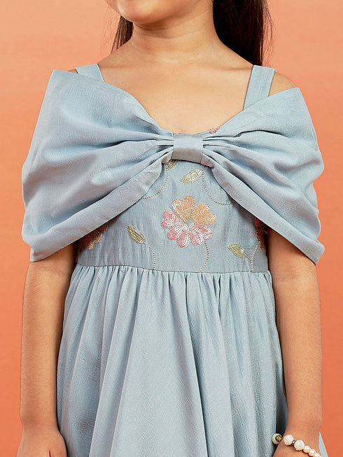 Girl's' Aqua Gown